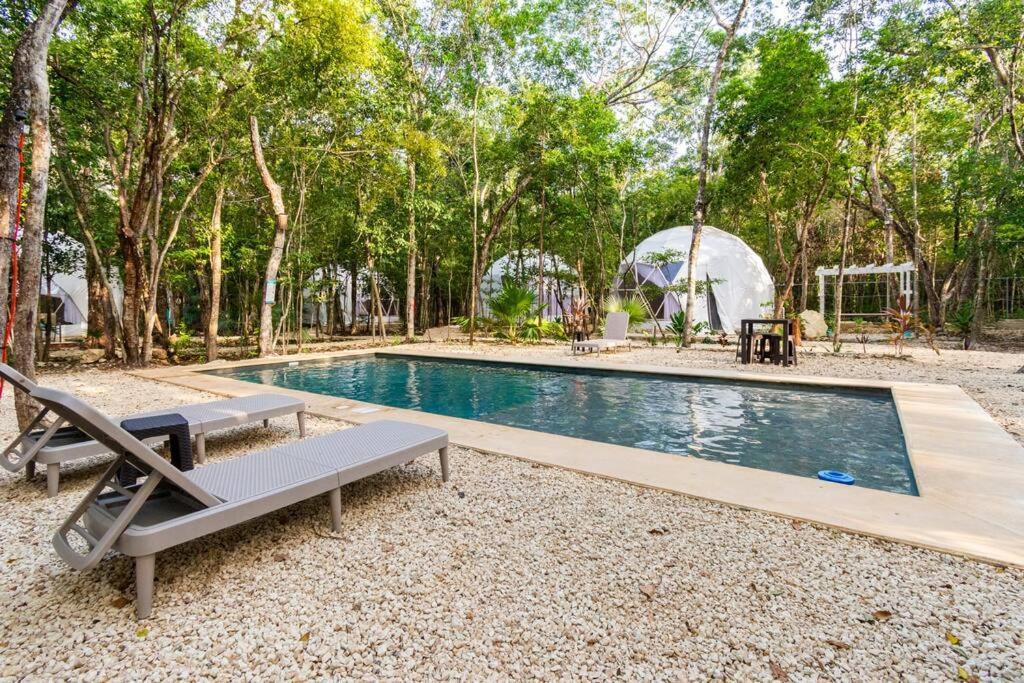 Glamping Mayan Glam تولوم المظهر الخارجي الصورة